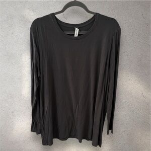 Zenana Premium gray long sleeve knit shirt size 2X